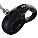 Smycz flexi automatyczna New Classic XS linka 3 m - dla psa do 8 kg, kolor czarny