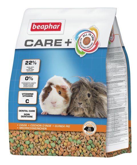 BEAPHAR Care+ Guinea Pig - karma dla świnek morskich - 1,5 kg BEAPHAR Care+ Guinea Pig - karma dla świnek morskich - 1,5 kg