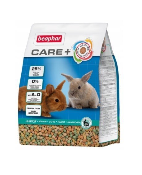 BEAPHAR Care+ Rabbit Junior - karma dla młodych królików - 1,5kg BEAPHAR Care+ Rabbit Junior - karma dla młodych królików - 1,5kg