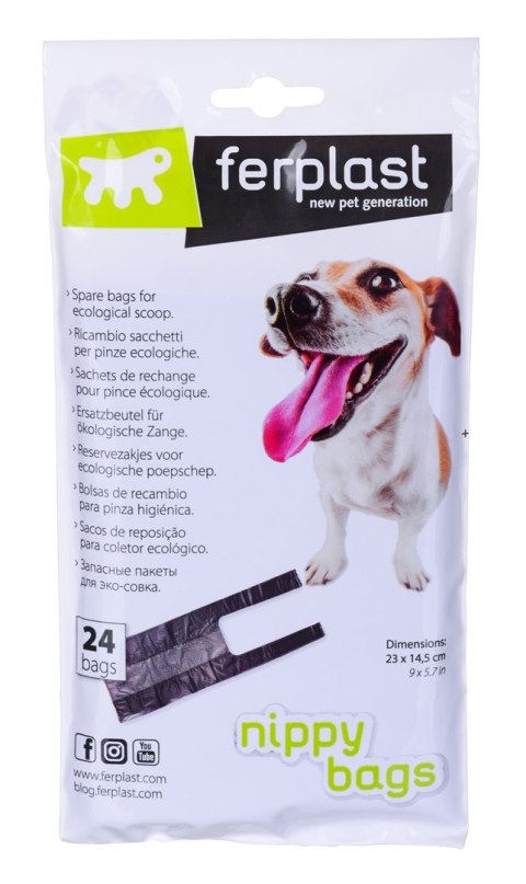 FERPLAST L270 NIPPY - torebki do zbieracza odchodów dla psów - 24 sztuki FERPLAST L270 NIPPY - torebki do zbieracza odchodów dla psów - 24 sztuki