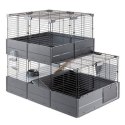FERPLAST Multipla Double - klatka modułowa dla królika lub świnki morskiej - 107,5 x 72 x 96,5 cm