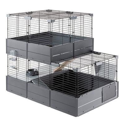 FERPLAST Multipla Double - klatka modułowa dla królika lub świnki morskiej - 107,5 x 72 x 96,5 cm FERPLAST Multipla Double - klatka modułowa dla królika lub świnki morskiej - 107,5 x 72 x 96,5 cm