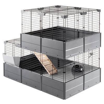 FERPLAST Multipla Double - klatka modułowa dla królika lub świnki morskiej - 107,5 x 72 x 96,5 cm FERPLAST Multipla Double - klatka modułowa dla królika lub świnki morskiej - 107,5 x 72 x 96,5 cm