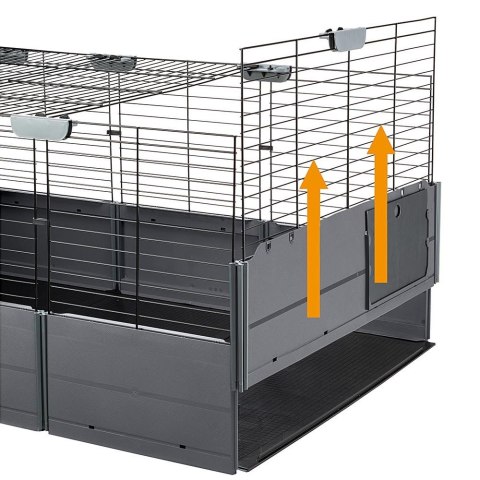 FERPLAST Multipla Maxi - klatka modułowa dla królika lub świnki morskiej - 142,5 x 72 x 50 cm FERPLAST Multipla Maxi - klatka modułowa dla królika lub świnki morskiej - 142,5 x 72 x 50 cm