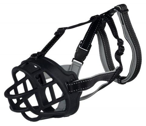 TRIXIE Muzzle Flex - kaganiec dla psa - rozmiar XL - czarny TRIXIE Muzzle Flex - kaganiec dla psa - rozmiar XL - czarny
