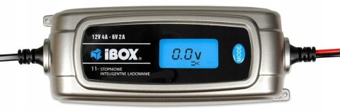 Prostownik do akumulatora IBOX 6/12V 4A I-504DVL Prostownik do akumulatora IBOX 6/12V 4A I-504DVL