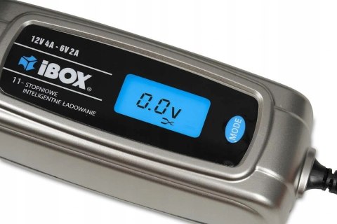 Prostownik do akumulatora IBOX 6/12V 4A I-504DVL Prostownik do akumulatora IBOX 6/12V 4A I-504DVL