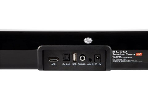 BLOW GŁOŚNIK BT SOUNDBAR CINEMA 4.0 CZARNY BLOW GŁOŚNIK BT SOUNDBAR CINEMA 4.0 CZARNY