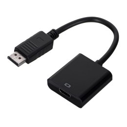 Adapter GEMBIRD A-DPM-HDMIF-002 (DisplayPort M - HDMI F; 0,10m; kolor czarny)