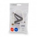 Adapter SAVIO CL-27/B (HDMI M - D-Sub (VGA) F; 0,10m; kolor biały)