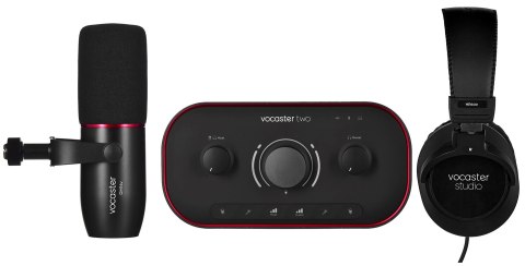 Focusrite Vocaster Two Studio - Zestaw studyjny, podcastowy Focusrite Vocaster Two Studio - Zestaw studyjny, podcastowy