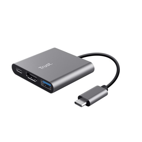 Adapter TRUST DALYX 3-IN-1 USB-C