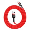 BASEUS KABEL LIGHTNING USB CAFULE1,5A 2M CZERWONY