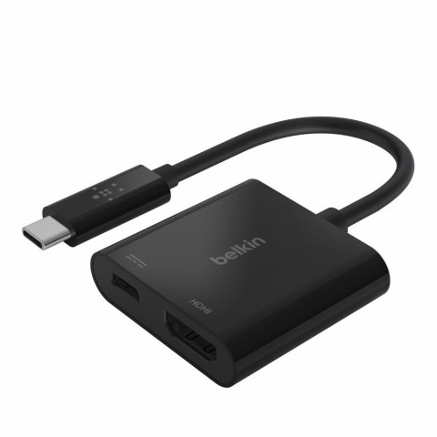 BELKIN ADAPTER USB-C TO HDMI + USB-C (60W PD) BLK BELKIN ADAPTER USB-C TO HDMI + USB-C (60W PD) BLK