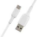 BELKIN KABEL PVC USB C-A 3M, BIAŁY