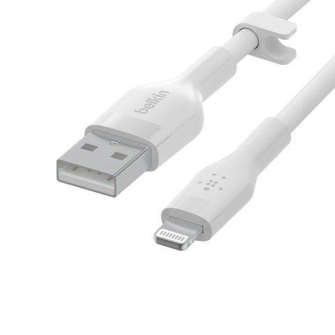 BELKIN KABEL USB-A - LIGHTNING SILICONE 2M BIAŁY BELKIN KABEL USB-A - LIGHTNING SILICONE 2M BIAŁY