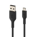 BELKIN KABEL USB A-MICROUSB, PVC, 1M, CZARNY