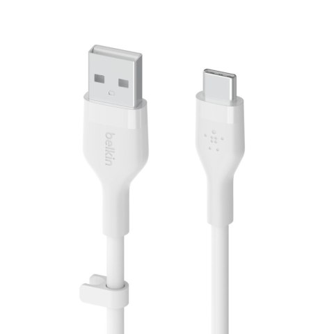 BELKIN KABEL USB-A - USB-C SILICONE 2M BIAŁY BELKIN KABEL USB-A - USB-C SILICONE 2M BIAŁY