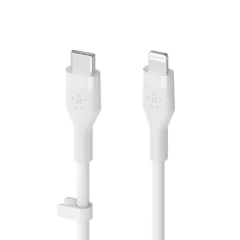BELKIN KABEL USB-C - LIGHTNING, SILICONE, 2M,BIAŁY BELKIN KABEL USB-C - LIGHTNING, SILICONE, 2M,BIAŁY