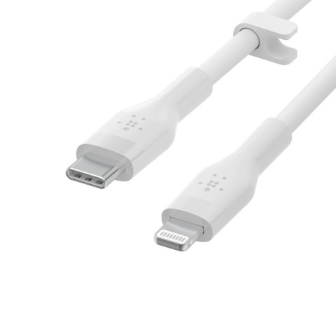 BELKIN KABEL USB-C - LIGHTNING, SILICONE, 2M,BIAŁY BELKIN KABEL USB-C - LIGHTNING, SILICONE, 2M,BIAŁY