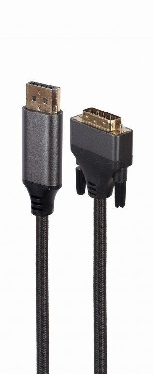 GEMBIRD KABEL DISPLAYPORT (M) ->DVI (M) 24+1PIN 4K, 1.8M GEMBIRD KABEL DISPLAYPORT (M) ->DVI (M) 24+1PIN 4K, 1.8M