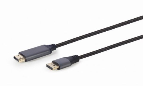 GEMBIRD KABEL DISPLAYPORT M -> HDMI M/M 4K, 1.8M GEMBIRD KABEL DISPLAYPORT M -> HDMI M/M 4K, 1.8M