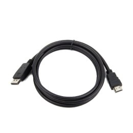 Kabel GEMBIRD CC-DP-HDMI-10M (HDMI M - DisplayPort M; 10m; kolor czarny)