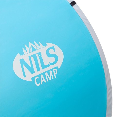 Namiot plażowy samorozkładający NILS CAMP NC3173 niebiesko-szary Namiot plażowy samorozkładający NILS CAMP NC3173 niebiesko-szary