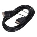 SAVIO KABEL HDMI V2.0 KĄTOWY 4K OFC CZARNY, ZŁOTE KOŃCÓWKI, ETHERNET/3D 1,5M CL-108