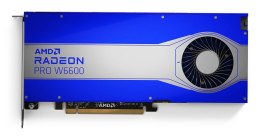 Karta graficzna AMD Radeon W6600 8GB GDDR6, 4x DisplayPort, 130W, PCI Gen4 x16, HDR Support, 8K Support