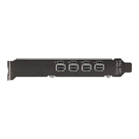Karta graficzna PNY NVIDIA T1000 8GB, GDDR6, 4x mini DisplayPort, PCI Express 3.0, LP - ATX bracket, Retail Karta graficzna PNY NVIDIA T1000 8GB, GDDR6, 4x mini DisplayPort, PCI Express 3.0, LP - ATX bracket, Retail