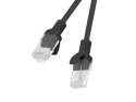 Patchcord UTP Lanberg PCU5-10CC-0100-BK (RJ45 - RJ45 ; 1m; UTP; kat. 5e; kolor czarny)