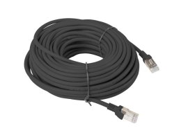 Patchcord UTP Lanberg PCU5-10CC-2000-BK (RJ45 - RJ45 ; 20m; UTP; kat. 5e; kolor czarny)