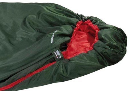 Śpiwór High Peak Lite Pak 1200 225 x 80 x 50 cm zielono-czerwony lewy 23263 Śpiwór High Peak Lite Pak 1200 225 x 80 x 50 cm zielono-czerwony lewy 23263