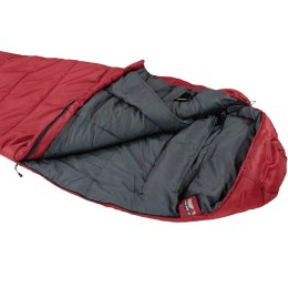 Śpiwór High Peak Redwool 3 L 230 x 85 x 55 cm bordowo-szary lewy 23092
