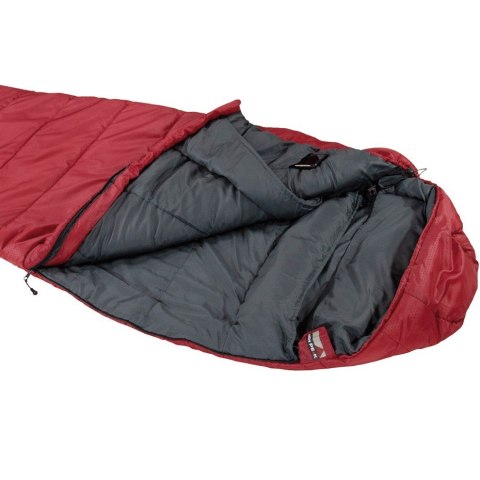 Śpiwór High Peak Redwool 3 L 230 x 85 x 55 cm bordowo-szary lewy 23092 Śpiwór High Peak Redwool 3 L 230 x 85 x 55 cm bordowo-szary lewy 23092