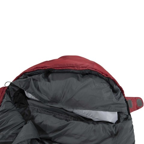 Śpiwór High Peak Redwool 3 L 230 x 85 x 55 cm bordowo-szary lewy 23092 Śpiwór High Peak Redwool 3 L 230 x 85 x 55 cm bordowo-szary lewy 23092