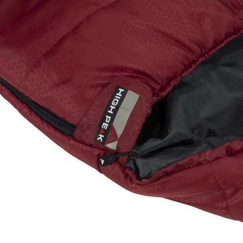 Śpiwór High Peak Redwool 3 L 230 x 85 x 55 cm bordowo-szary lewy 23092 Śpiwór High Peak Redwool 3 L 230 x 85 x 55 cm bordowo-szary lewy 23092