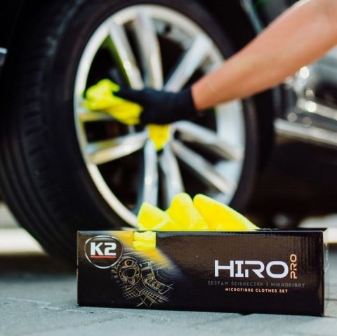 K2 HIRO zestaw mikrofibr 30szt - 30x30cm 170gsm K2 HIRO zestaw mikrofibr 30szt - 30x30cm 170gsm