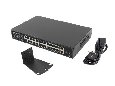 LANBERG SWITCH POE RACK 19" 24X 1GB POE+/2X GB/2X SFP 250W RSGE-24P-2GE-2S-250 LANBERG SWITCH POE RACK 19" 24X 1GB POE+/2X GB/2X SFP 250W RSGE-24P-2GE-2S-250