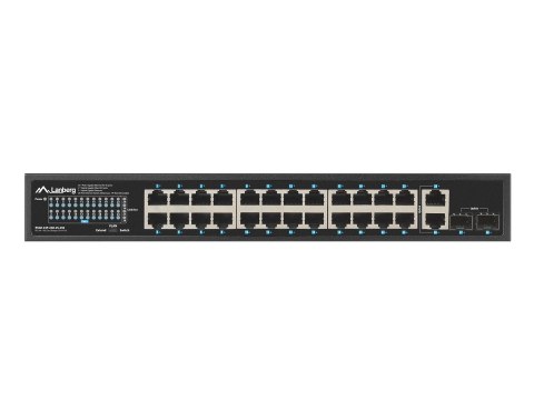 LANBERG SWITCH POE RACK 19" 24X 1GB POE+/2X GB/2X SFP 250W RSGE-24P-2GE-2S-250 LANBERG SWITCH POE RACK 19" 24X 1GB POE+/2X GB/2X SFP 250W RSGE-24P-2GE-2S-250