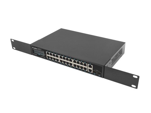 LANBERG SWITCH POE RACK 19" 24X 1GB POE+/2X GB/2X SFP 250W RSGE-24P-2GE-2S-250 LANBERG SWITCH POE RACK 19" 24X 1GB POE+/2X GB/2X SFP 250W RSGE-24P-2GE-2S-250