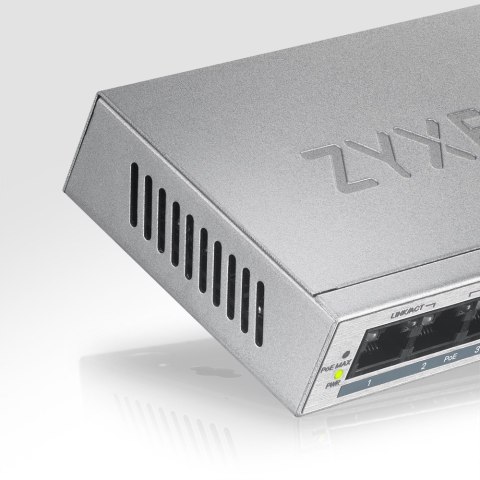 Switch PoE ZyXEL GS1005HP-EU0101F (5x 10/100/1000Mbps) Switch PoE ZyXEL GS1005HP-EU0101F (5x 10/100/1000Mbps)