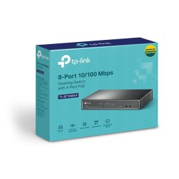 Switch TP-LINK TL-SF1008LP Przełącznik typu desktop, 8 portów 10/100 Mb/s, 4 porty PoE , 8 portów RJ45 10/100 Mb/s, 4 porty PoE,