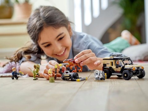 LEGO Jurassic World 76951 Transport pyroraptora i dilofozaura LEGO Jurassic World 76951 Transport pyroraptora i dilofozaura