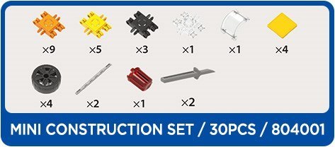 Klocki konstrukcyjne CLICFORMERS - Zestaw 30 el. - Maszyny Budowlane (4 w 1) Klocki konstrukcyjne CLICFORMERS - Zestaw 30 el. - Maszyny Budowlane (4 w 1)