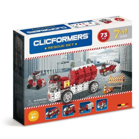 Klocki konstrukcyjne CLICFORMERS - Zestaw 70 el. - Straż Pożarna (7 w 1) Klocki konstrukcyjne CLICFORMERS - Zestaw 70 el. - Straż Pożarna (7 w 1)
