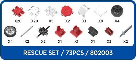 Klocki konstrukcyjne CLICFORMERS - Zestaw 70 el. - Straż Pożarna (7 w 1) Klocki konstrukcyjne CLICFORMERS - Zestaw 70 el. - Straż Pożarna (7 w 1)