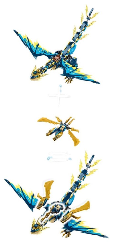 LEGO Ninjago 71796 Smok żywiołu kontra mech cesarzowej LEGO Ninjago 71796 Smok żywiołu kontra mech cesarzowej