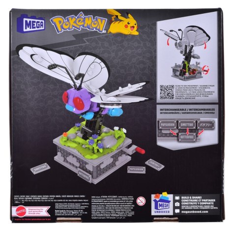 MEGA Pokemon Butterfree Funkcja Ruchu HKT22 MEGA Pokemon Butterfree Funkcja Ruchu HKT22